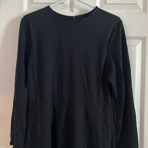 Black long sleeve Uniqlo dress